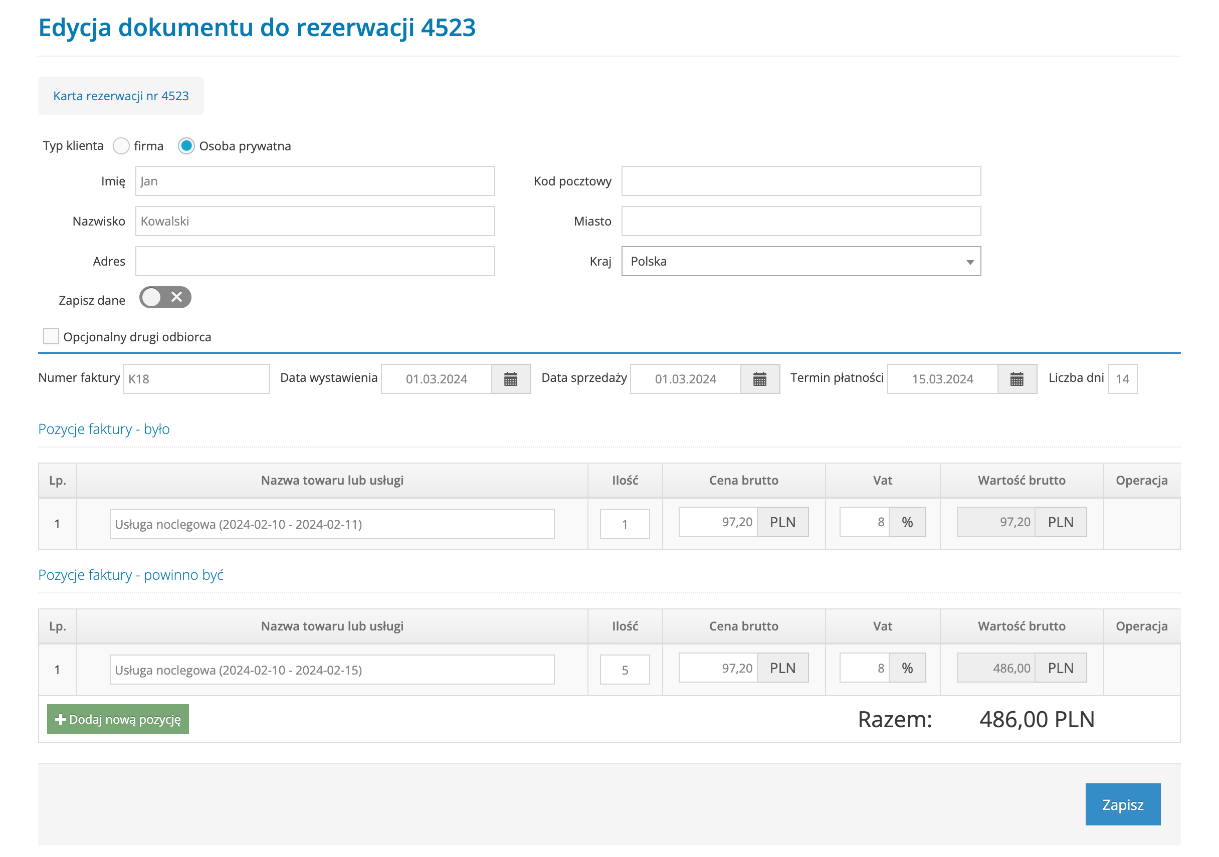 Integracja z Fakturownia.pl