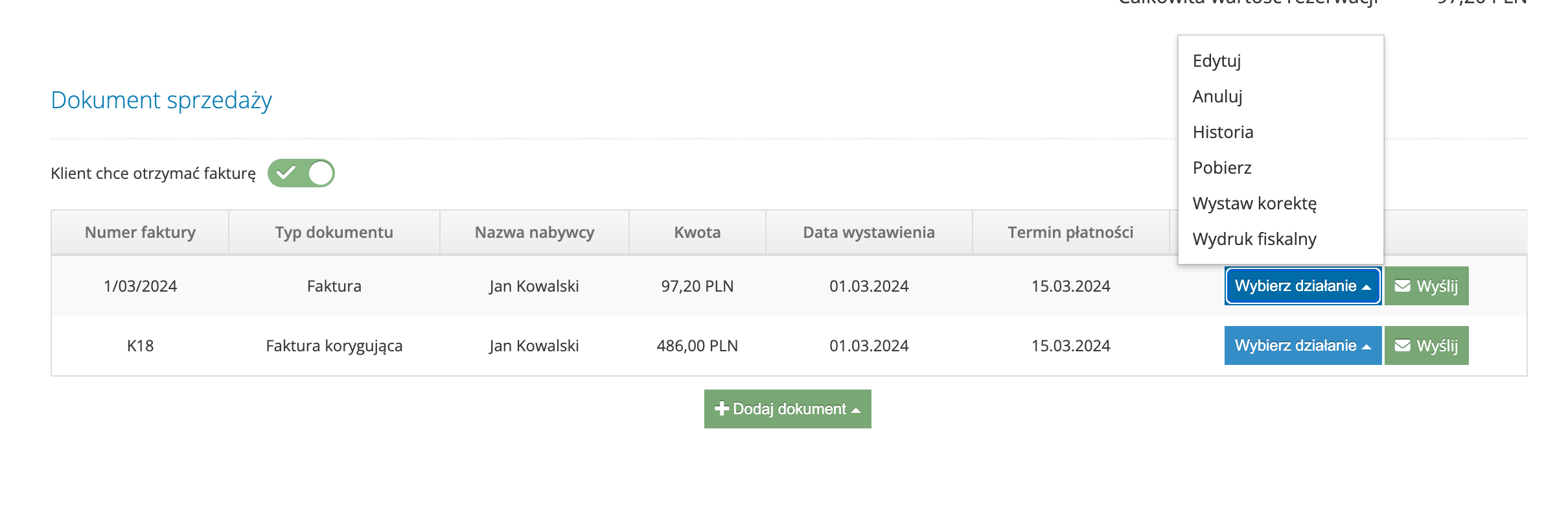 Integracja z Fakturownia.pl