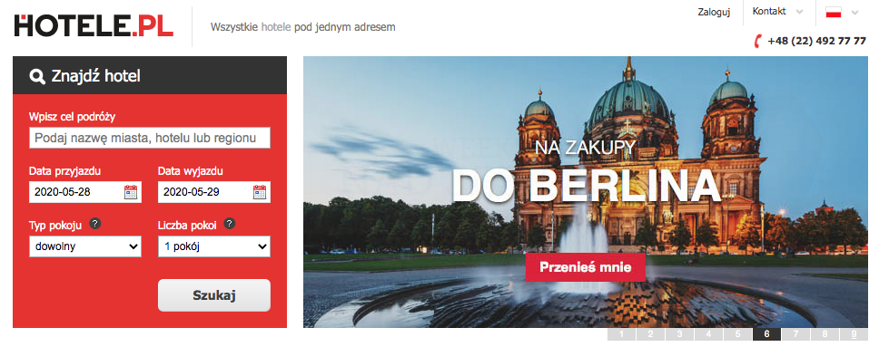 strona hotele.pl